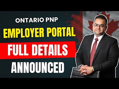 New Portal Launched! Ontario OINP Step by Step guide Employer Portal Job Offer for Canada PR by PNP