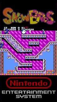 Snow Bros. | NES - Gameplay #3#videogames #gaming #retrogaming
