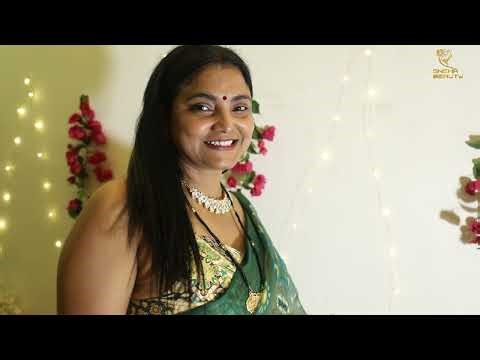 style with cotton saree | office wear linen saree by sneha beauty | sneha beauty