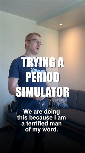 54K views · 1.9K reactions | I tried a period simulator with Kelly Collette. I hated every moment of it. #comedy #Period #periodsimulator | Steve Hofstetter | Facebook