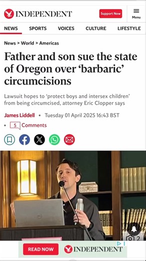 social reformers have been the agents of change throughout human history. The 21st century is no different with the widespread genital mutilation of boys and girls around the world, MGM and FGM, often called genital sacrifice or child #circumcision, also known as "penile reduction surgery" for boys. ￼ | Bloodstained Men & Their Friends