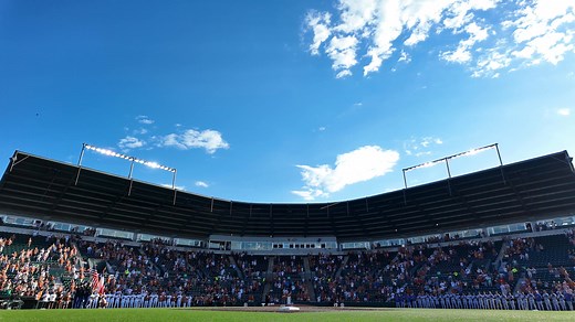 flyover views ✈️🫡 #HookEm | Texas Baseball
