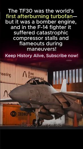 TF30: BOMBER Engine In A FIGHTER. Compressor Stall = SUDDEN Power Loss. FLAMEOUT. DEADLY.