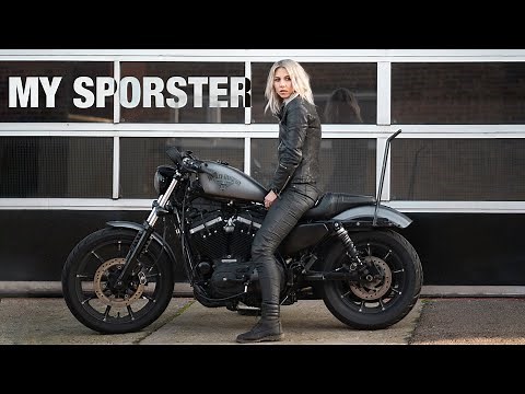 MY SPORTSTER IRON 883 / CUSTOM MODS / VANCE & HINES 2 INTO 1 UPSWEEP SOUND / HARLEY DAVIDSON