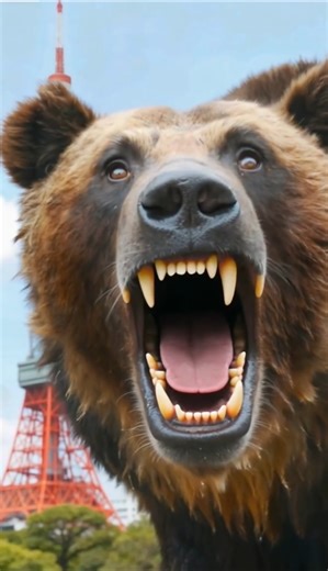 突然変異した巨大クマの襲撃Mutant giant bear attacks
