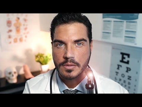 ASMR | 3 HOUR Cranial Nerve Exam (Follow The Light, Ear Cleaning, Vitals) Doctor Roleplay For Sleep