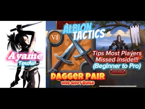 Albion Tactics Dagger Pair One Shot Build | Fights & Guide | Albion Online (Beginner to Pro)