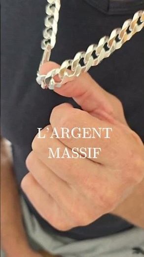 Chaîne homme XXL 14 mm en argent massif - toute longueur #argentmassif #bijouhomme #chainehomme #xxl