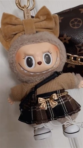 Custom Labubu Serving LV Look