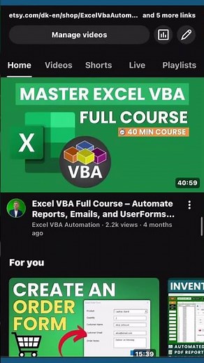 Excel Checklist with Progress Bar 🔄 Built with VBA!