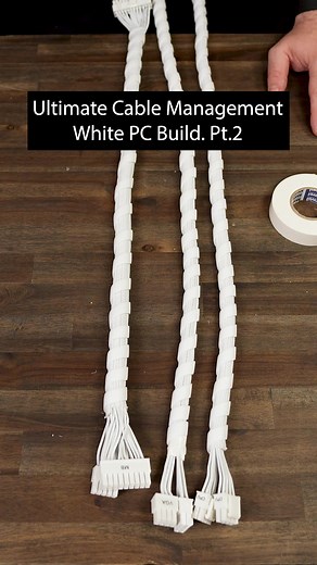 Custom Cable Management PC Build Pt.2 #pc #pcbuild #pcgaming #gamingpc | pc build