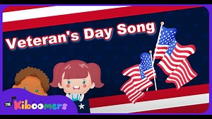 Veteran's Day for Kids | The Kiboomers | Kids Songs | Veterans day for kindergarten Video