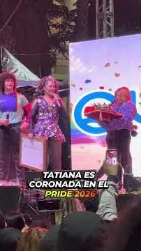 👑🌈 The Queen of Children shone bright! Tatiana was crowned during Pride 2026