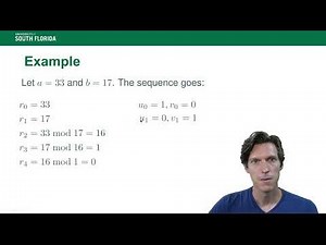 The Extended GCD Algorithm