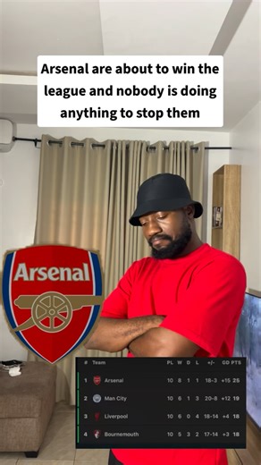 I’m not ready to see Arsenal fans celebrate yet …. @manchesterunited wake up and do something 😭😭 #fyp #arsenal #football #premierleague | George May