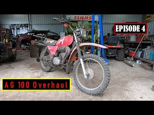 Yamaha AG100 Engine & Gearbox Overhaul. Episode 4