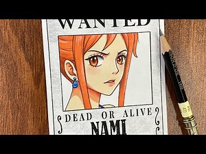 How to draw Nami from One Piece