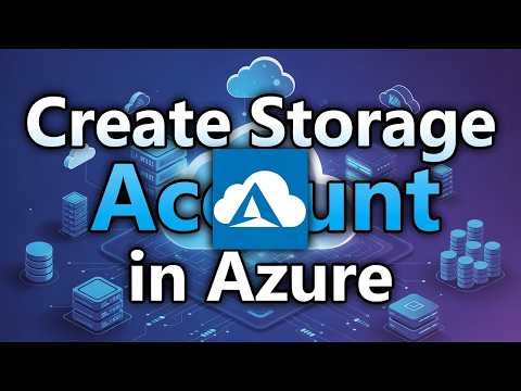 How to create storage account in Azure