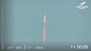 Jeff Bezos, world's richest man, flies to space