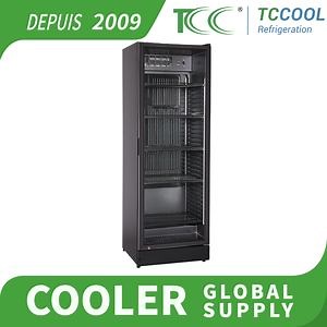 [Hot Item] Commercial Direct Cooling System Upright Display Cooler with LED Lights