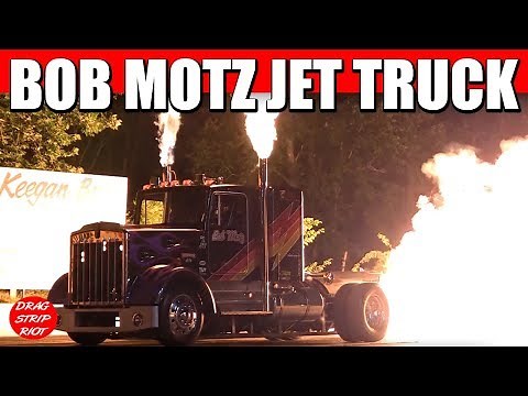 Bob Motz Jet Truck Drag Racing Night Of Fire