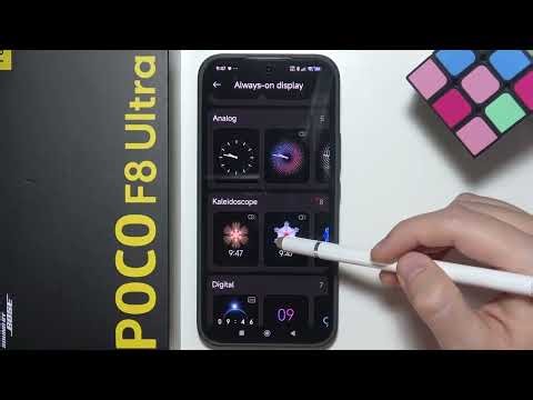 Poco F8 Ultra: How to Change Always On Display Theme