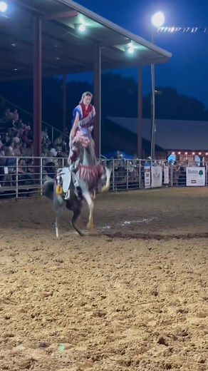Exciting Trick Riding on Bikes at the Rodeo