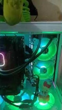 White LED lit on motherboard (VGA Error) and Gaming PC working normally.