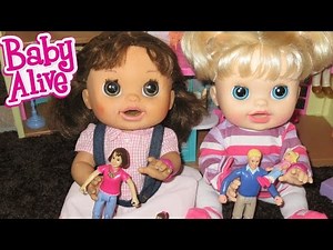 BABY ALIVE Pumpkin & Audrey Open New Doll House!