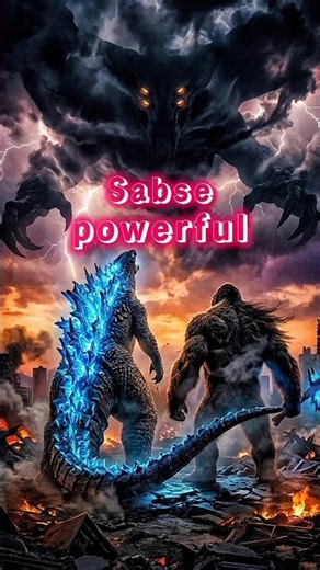 Godzilla and Kong se bhi powerful Titan 🥶: #shorts