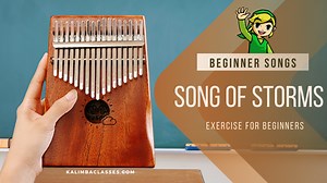 Easy Legend of Zelda Song of Storms Kalimba Tutorial — KALIMBA CLASSES