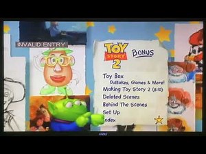 Toy Story 2 Special Edition 2005 DVD Menu Disc 2 DVD📀📺TV VIZIO📺