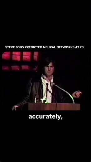 Steve Jobs Predicted Neural Nets at 28 😲