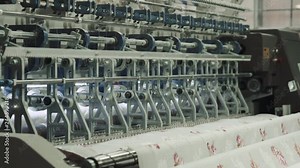 nonwoven machine for pillow product manufacturing in factory