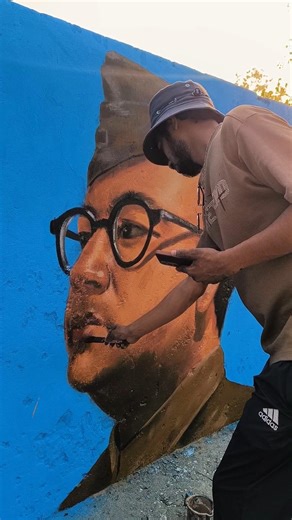 Subash chandra boss Wall Painting #artist #wallpainting #art