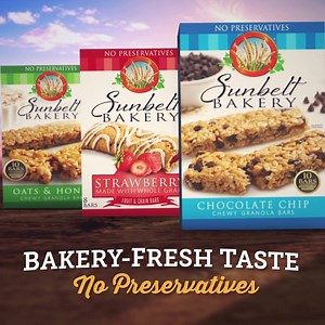 What’s the secret to our bakery-fresh taste? We bring granola bars to your town every week. So we don’t need preservatives! | Sunbelt Bakery | Facebook