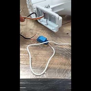 como conectar sirena 12v con módulo rele 5v a panel de alarma wi-fi...