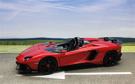 车模 第44期 Autoart Lamborghini Aventador J 兰博基尼 埃文塔多 1:18 车模 非评测