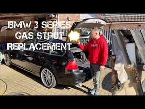 Bmw 3 Series TailGate Gas Strut Replacement, The Boot Wont Stay Up, How To Fit New Gas Struts.