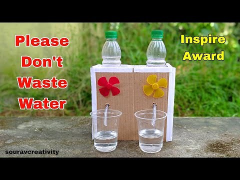 Inspire Award Science Projects 2023 | How To Make Water Dispenser Without Electricity