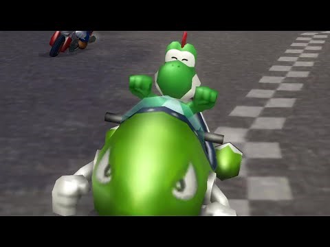 Mini-Yoshi in Mario Kart Wii