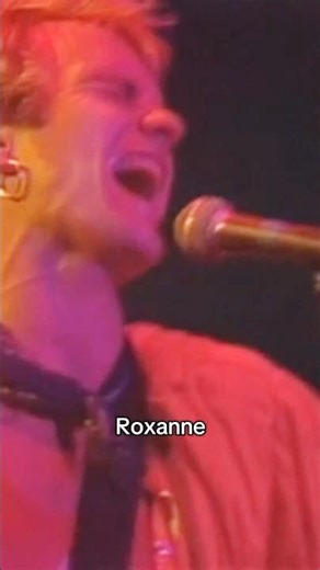The Police performing Roxanne at the International Stadium in Gateshead, UK in 1982. 🚨