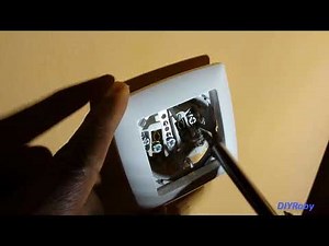 How to repair fix an EU socket that has come out of the wall. Repair loose EU wall socket