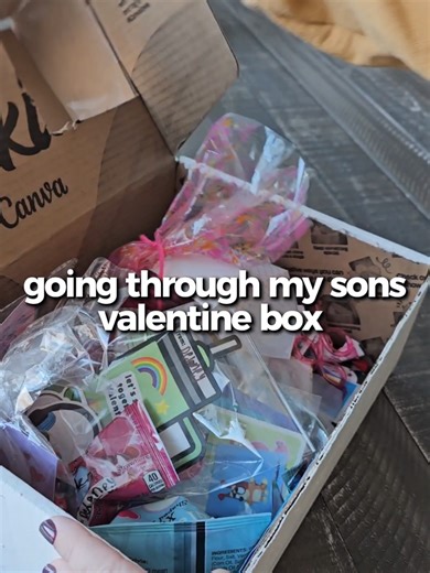 Exploring My Son's Valentine Box