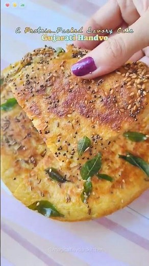 Gujarati Handvo Recipe | Tasty and Healthy Snack #shortsfeed #shorts #handvo #snacks