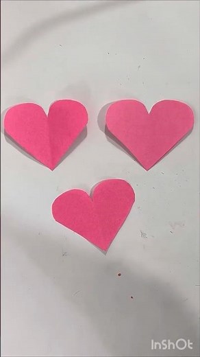 🌷How to cut paper heart easily 🌷