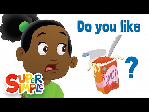 Do You Like Spaghetti Yogurt - Song For Kids - What Food Do You Like