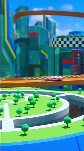 ¡Un trompo en la icónica pista naranja! | Hot Wheels