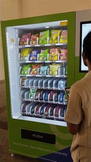 first time using vending machine 😂
