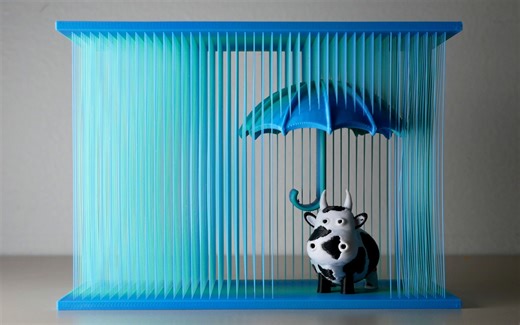 一起来挑战-3D打印弦丝艺术模型(string art)